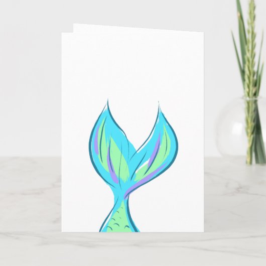 マーメイドパーティの招待状 招待状 (裏面)