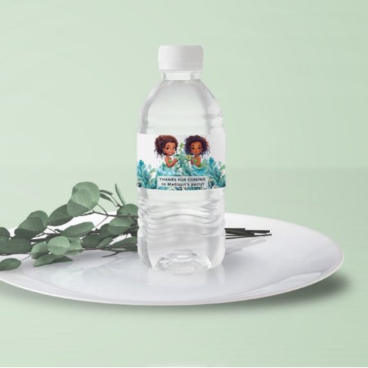 マーメイドパーティーありがとう ペットボトルラベル