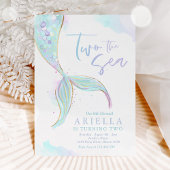 マーメイドパーティーツザシーマーメイド2歳の誕生日 招待状