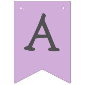 マーメイドパーティーパープルティール（緑がかった色）バンティング国旗 バンティングフラッグ (第3の旗)