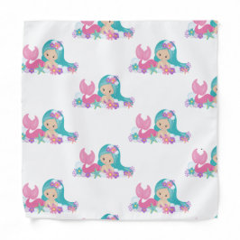 マーメイドパーティーパープルバンダナ バンダナ