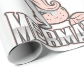 マーメイドパーティーピンクラッピング紙 ラッピングペーパー (ロールコーナー)