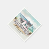 マーメイドパーティーピンク スタンダードカクテルナプキン (角)