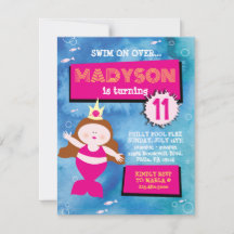 マーメイドパーティーブルー絞り染めシーライフ誕生日パーティー