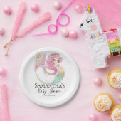 マーメイドパーティーベビーシャワー ペーパープレート (パーティー)