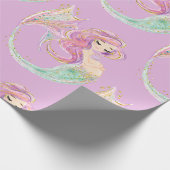マーメイドパーティーベビーシャワー ラッピングペーパー (角)