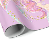 マーメイドパーティーベビーシャワー ラッピングペーパー (ロールコーナー)