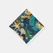 マーメイドパーティー作品 スタンダードカクテルナプキン (角)