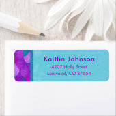 マーメイドパーティー差出人住所ラベル ラベル (インサイチュ)