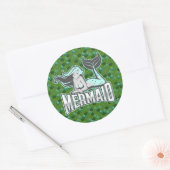 マーメイドパーティー戦士クラシックラウンドステッカー ラウンドシール (封筒)