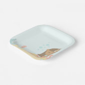 マーメイドパーティー紙プレート ペーパープレート (傾斜あり)