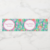 マーメイドパーティー食品・飲料ラベルセット ペットボトルラベル (シングルラベル)