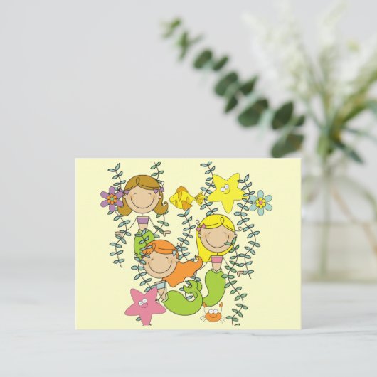 マーメイドパーティー ポストカード (スタンド正面)