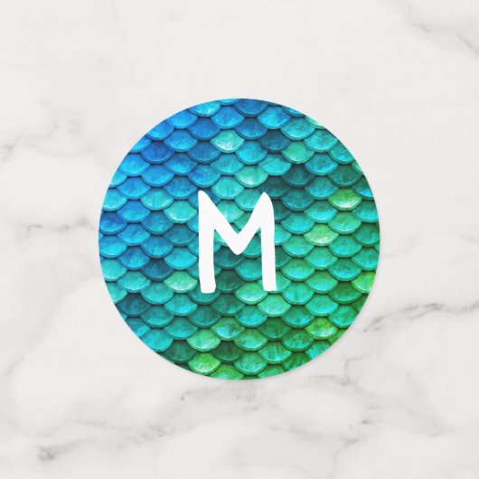 マーメイドパーティー | モノグラム コンフェッティ (スモール正面)