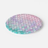 マーメイドパーティー、紙プレート ペーパープレート (アングル)