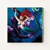 マーメイドパープルドラゴンフレンドシップファンタジー ノートブック (裏面)