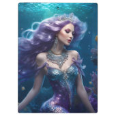 マーメイドパープルヘア クリップボード (裏面)
