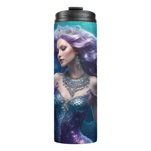 マーメイドパープルヘア タンブラー (正面)