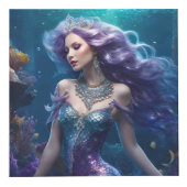 マーメイドパープルヘア フォトキューブ (正面)