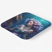 マーメイドパープルヘア ペーパープレート (傾斜あり)