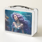 マーメイドパープルヘア メタルランチボックス (裏面)