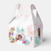 マーメイドヒトデかわいいパーソナルピンク濃い髪 フェイバーボックス (裏面サイド)