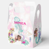 マーメイドヒトデかわいいパーソナルピンク濃い髪 フェイバーボックス (オープン)