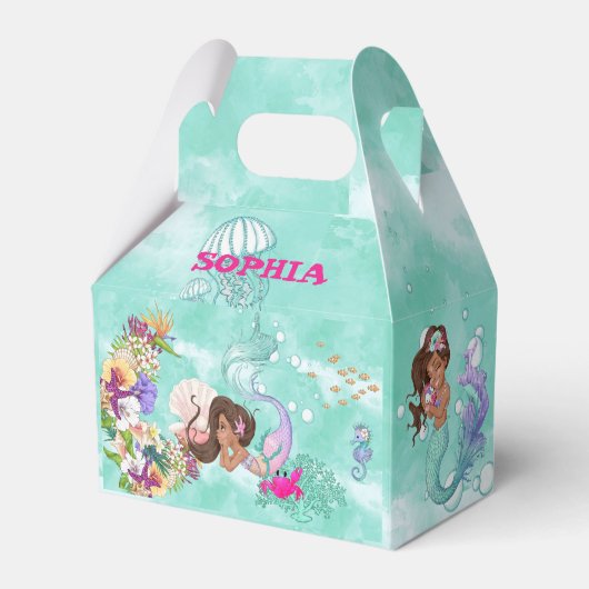 マーメイドヒトデ可愛い個人的な濃い髪 フェイバーボックス (正面サイド)