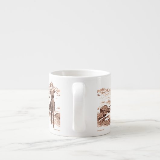 マーメイドビーチギブソンガールビクトリアンアンティーク エスプレッソカップ (裏面)