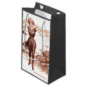 マーメイドビーチギブソンガールビクトリアンアンティーク スモールペーパーバッグ (正面アングル)