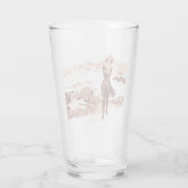 マーメイドビーチギブソンガールビクトリアンアンティーク タンブラーグラス (裏面)