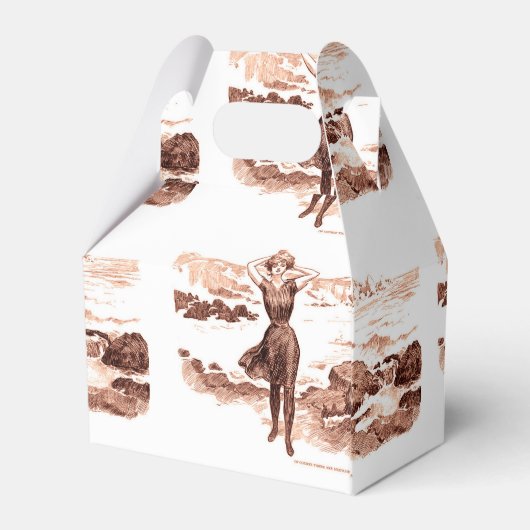 マーメイドビーチギブソンガールビクトリアンアンティーク フェイバーボックス (裏面サイド)