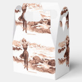 マーメイドビーチギブソンガールビクトリアンアンティーク フェイバーボックス (オープン)