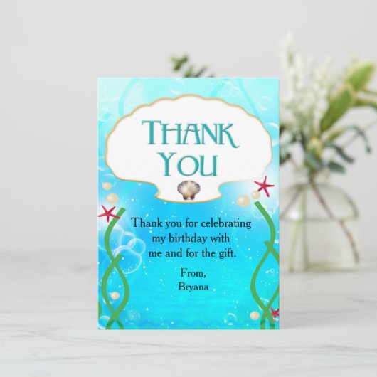 マーメイドビーチザシーアンダーザシーパーティーありがとう 招待状 (スタンド正面)