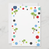 マーメイドピレート兄弟姉妹ボーイガール招待状 招待状 (裏面)