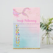 マーメイドピンク金ゴールドベビー絵文字ゲーム (スタンド正面)