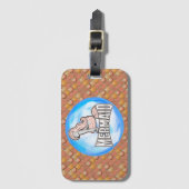 マーメイドピンク ラゲッジタグ (正面縦)