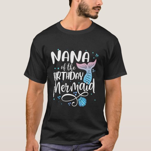 マーメイドファミリーのNanaパジャマ隊 Tシャツ (正面)