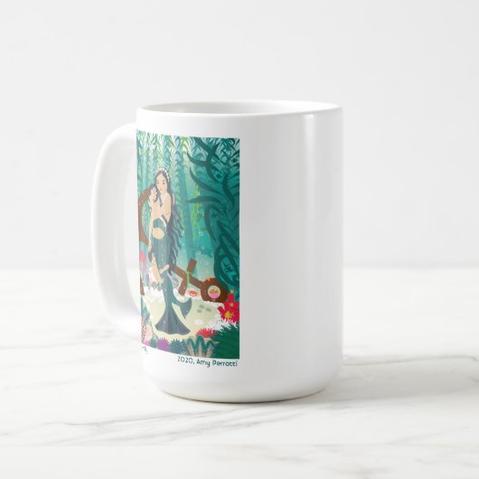 マーメイドファミリーマグ コーヒーマグカップ (正面左)