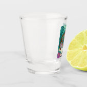 マーメイドファミリー（茶色の肌と目） ショットグラス (左)