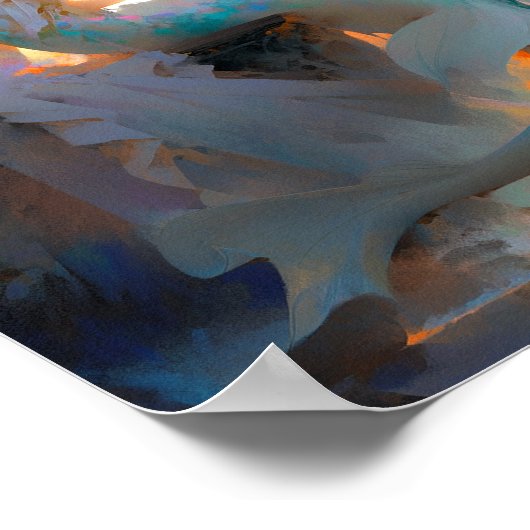 マーメイドファンタジーアート ポスター (角)