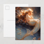 マーメイドファンタジーアート ポストカード (正面/裏面)