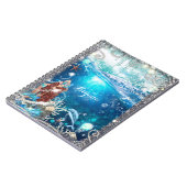 マーメイドファンタジーレッドヘッドエンチャントビーチ ノートブック (左側)