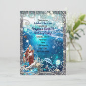 マーメイドファンタジーレッドヘッドエンチャント海スウィート16 招待状 (スタンド正面)