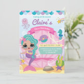 マーメイドファースト誕生日 案内状 (スタンド正面)