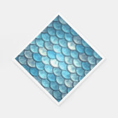 マーメイドフィッシュはかりで測ターコイズナプキンス スタンダードランチョンナプキン (角)