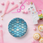 マーメイドフィッシュはかりで測ターコイズパーティー ペーパーボウル (パーティー)