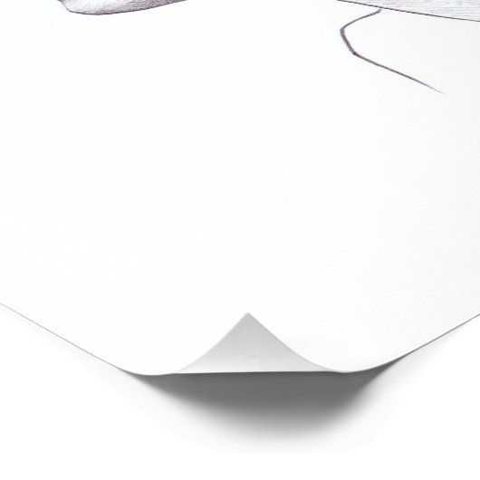 マーメイドフィッシュウーマンファンタジー超リアルアートスケッチ フォトプリント (角)