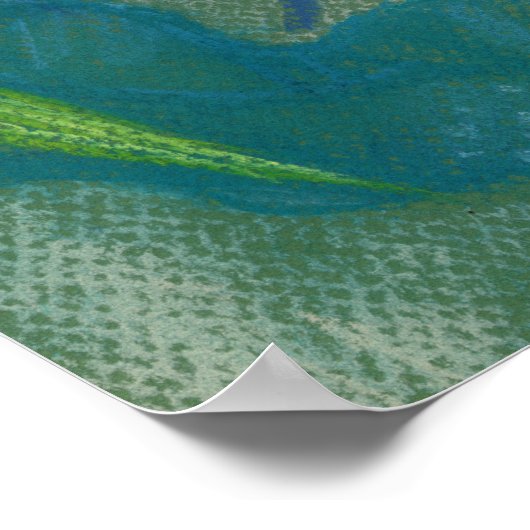 マーメイドフィッシュサーレアルファンタジーア絵画ート ポスター (角)