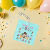 マーメイドフォトキパーソナライズされたーチェイン誕生日の好意 キーホルダー